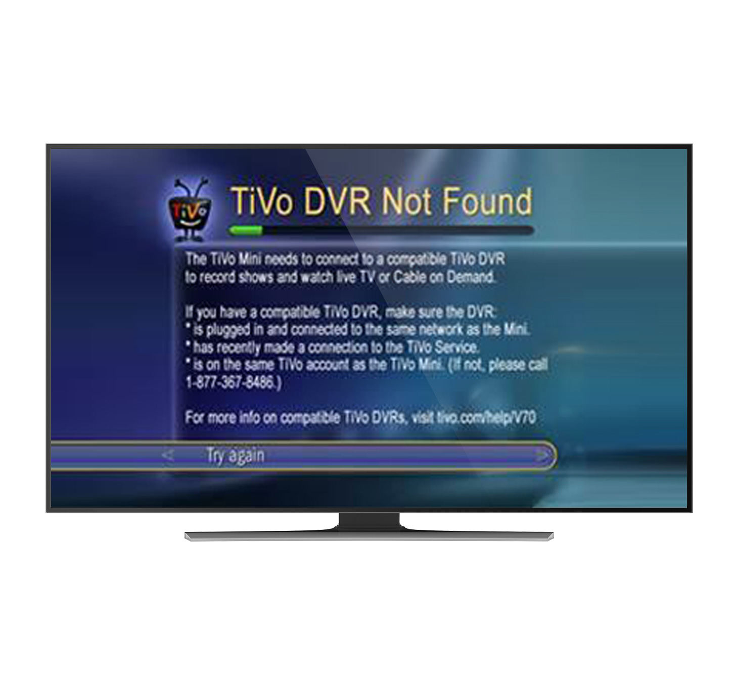 screenshot dvr not found